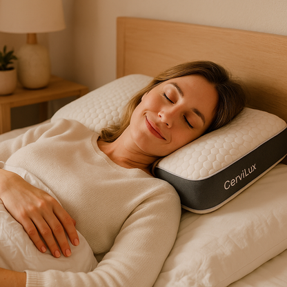 Poduszka ortopedyczna CerviLux™ – Ulga i komfort już od pierwszej nocy