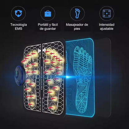 Masajeador de pies electroestimulador